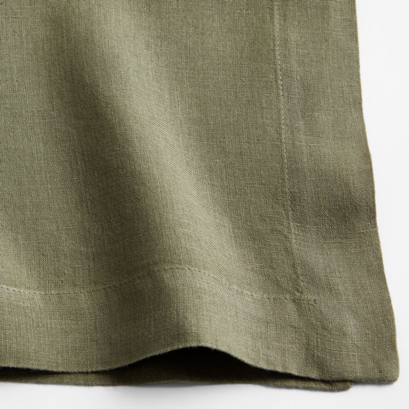 Marin Desert Green EUROPEAN FLAX ™-Certified Linen Napkins, Set of 8 - image 4 of 8