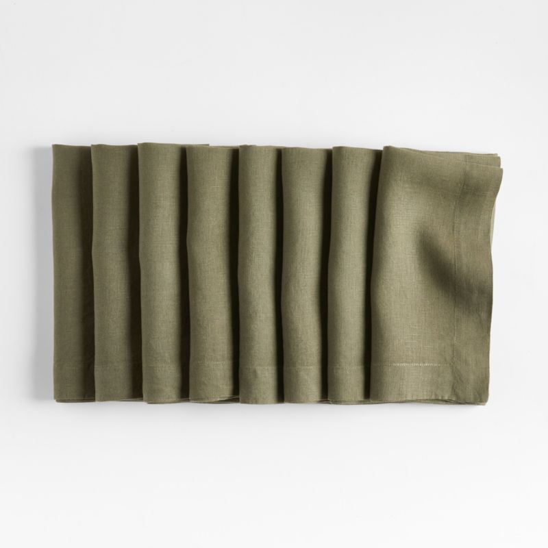 Marin Desert Green Linen Napkin