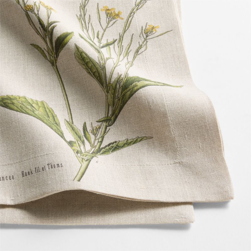 Marin Mustard Flower EUROPEAN FLAX ™-Certified Linen Napkin - image 1 of 2