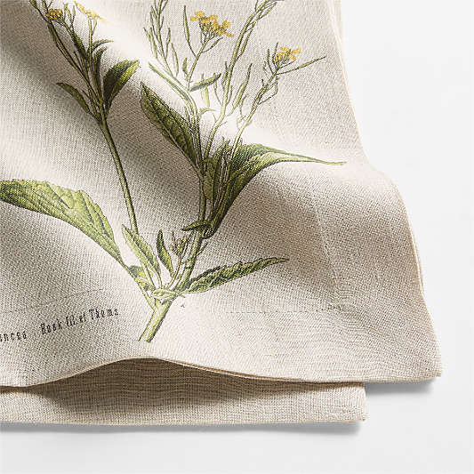 Marin Mustard Flower EUROPEAN FLAX ™-Certified Linen Napkin