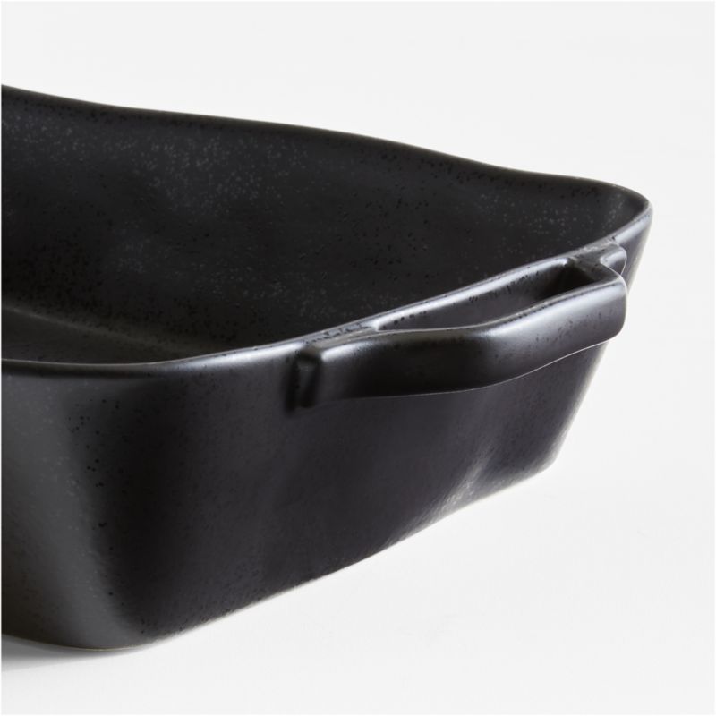 Marin Matte Black Ceramic Baking Dish