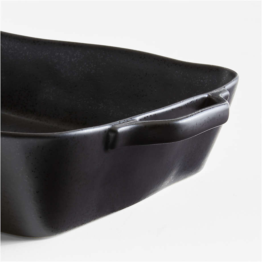 Marin Large Matte Black Ceramic Baking Dish + Reviews