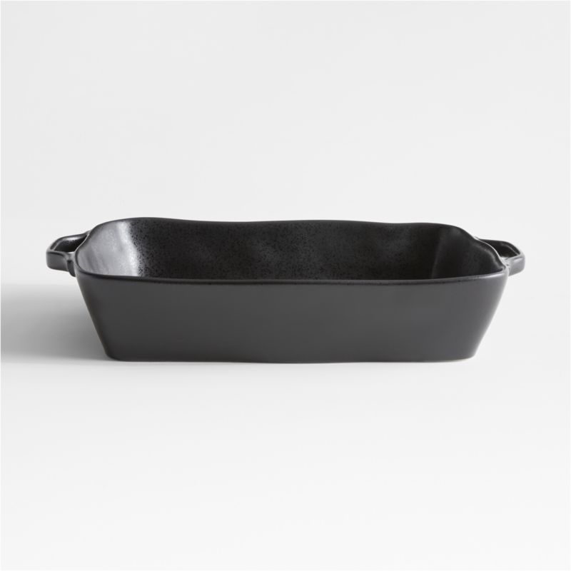 Marin Matte Black Ceramic Baking Dish