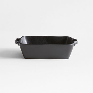 View Marin Small Matte Black Ceramic Baking Dish details