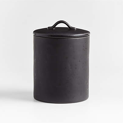 Marin Medium Matte Black Canister