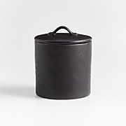 Marin Small Matte Black Canister