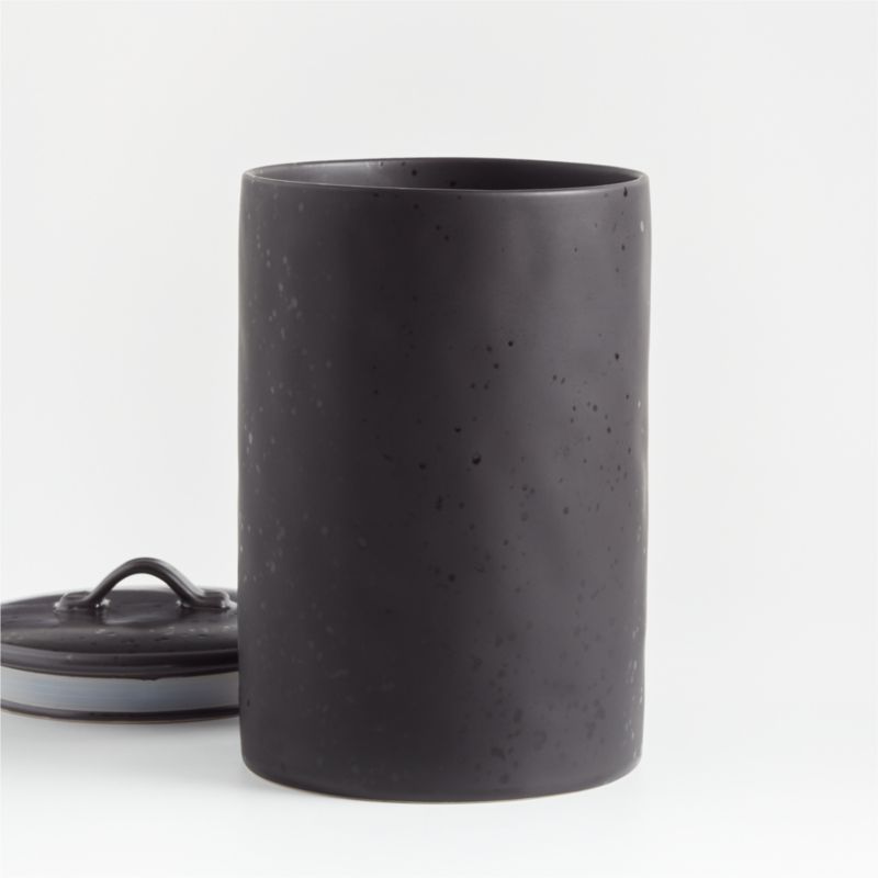 Marin Extra-Large Matte Black Canister - image 2 of 5