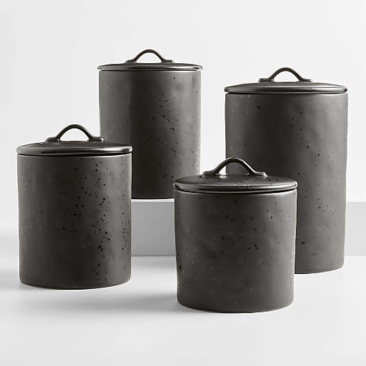 Marin Medium Matte Black Canister