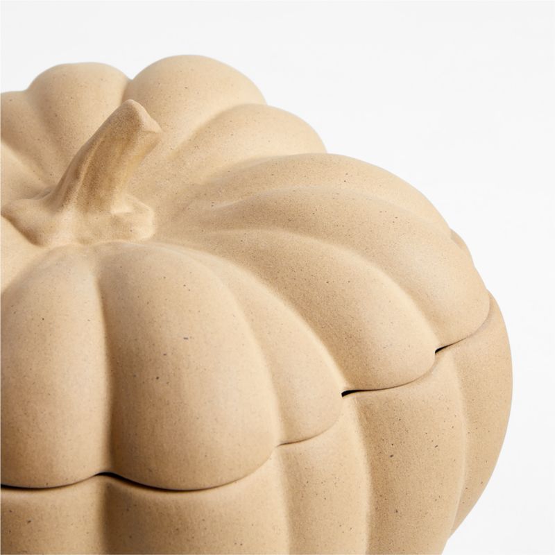 Marin Natural Recycled Lidded Pumpkin Server - image 3 of 5