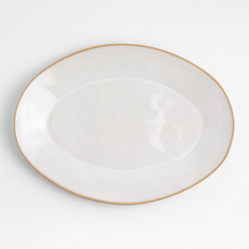 Marin Recycled 20" Oval Stoneware Serving Platter - image 0 of 6