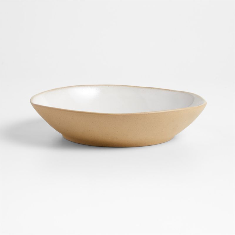 Marin Recycled Natural Stoneware Low Bowl - image 0 of 7