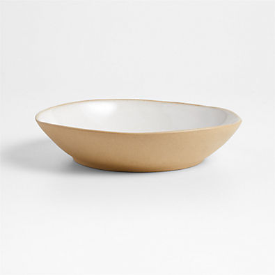 View Marin Recycled Natural Stoneware Low Bowl details