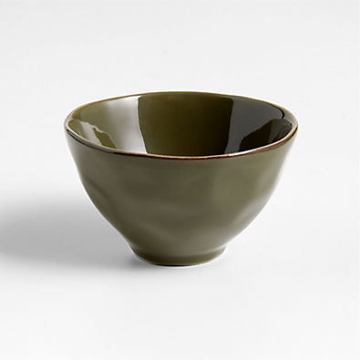 View Marin 5-Oz. Desert Green Stoneware Pinch Bowl details