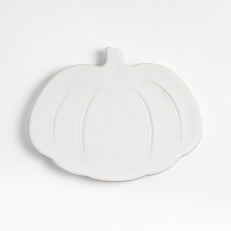 Marin White Stoneware Pumpkin Trivet