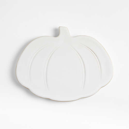 Marin White Stoneware Pumpkin Trivet