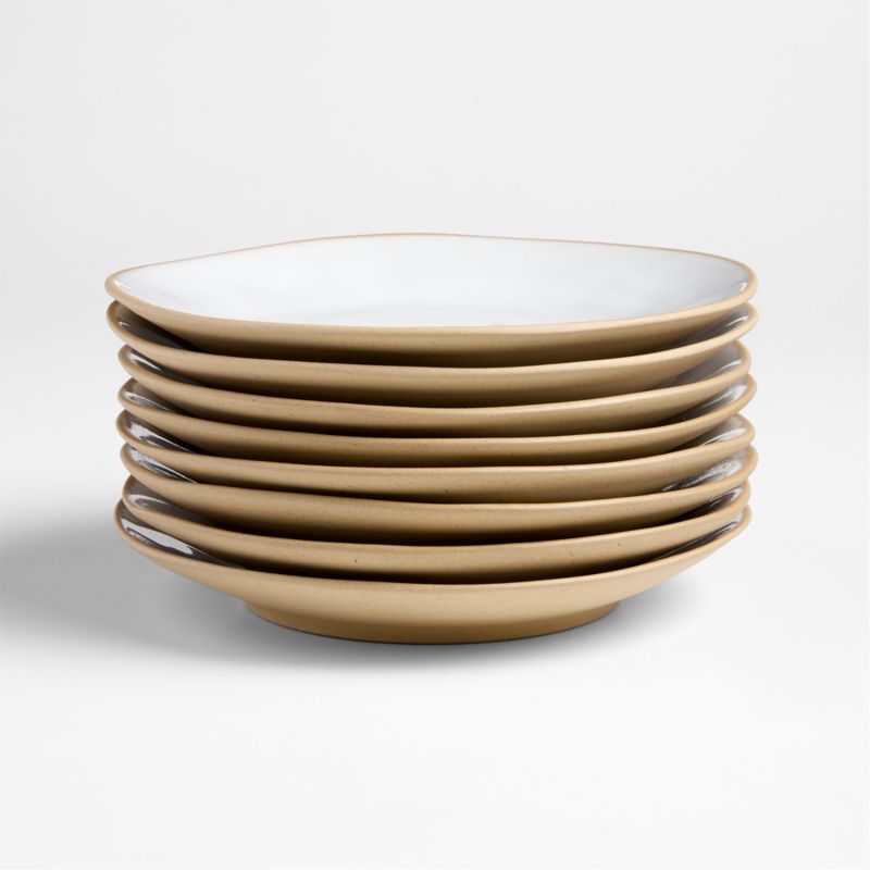 Marin Recycled Natural Stoneware Salad Plates, Set of 8 - image 0 of 9