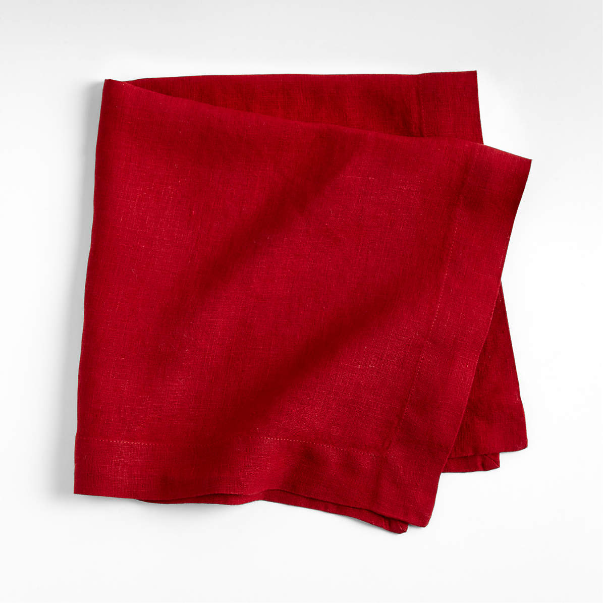 Marin Red Linen Napkin, Set of 4 Crate & Canada