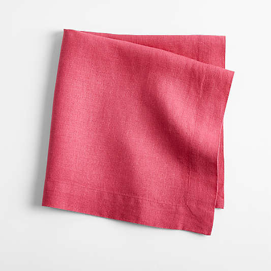 Marin Summer's Pink Linen Napkin