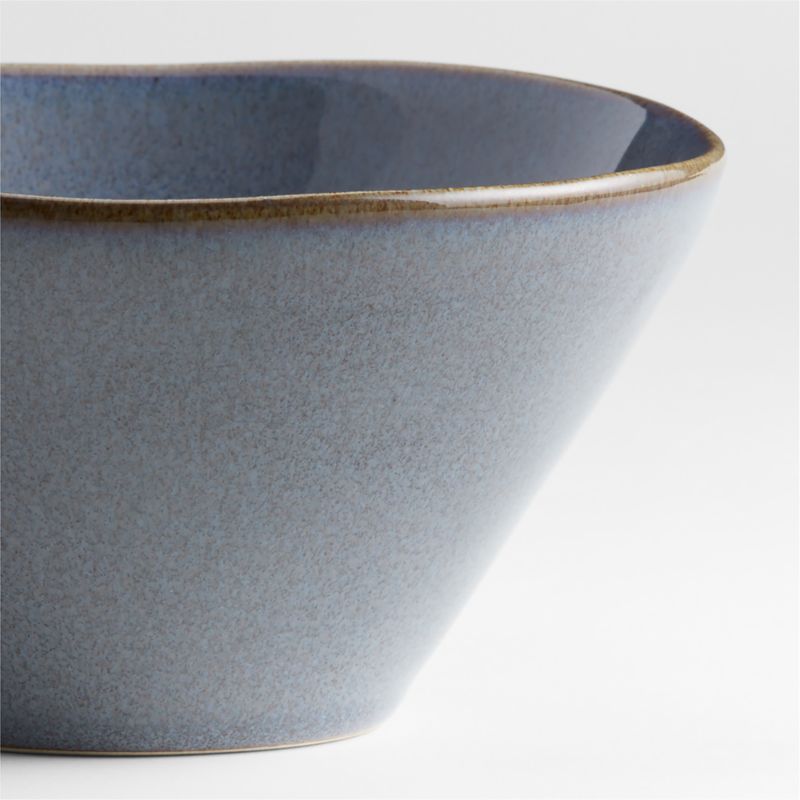 Marin Slate Blue Stoneware Cereal Bowls, Set of 8 - image 6 of 7