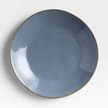 Marin Slate Blue Stoneware Dinner Plate - Individual Plates