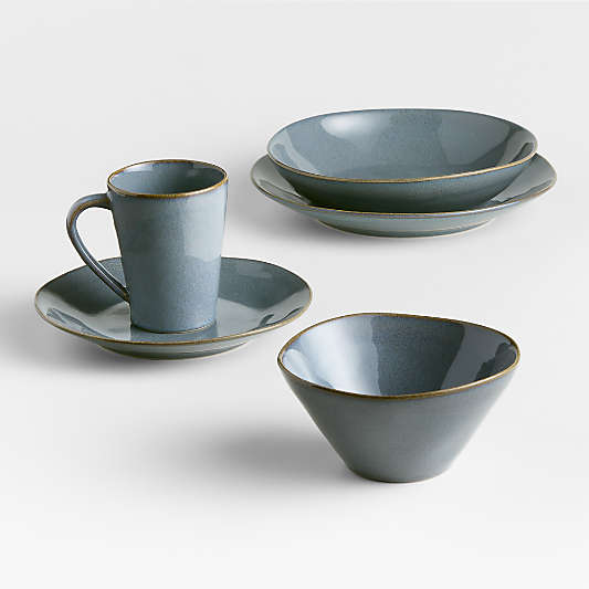 Marin Slate Blue Stoneware Cereal Bowl