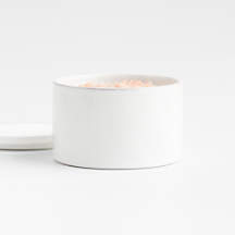 Marin Stoneware Salt Cellar + Reviews | Crate & Barrel