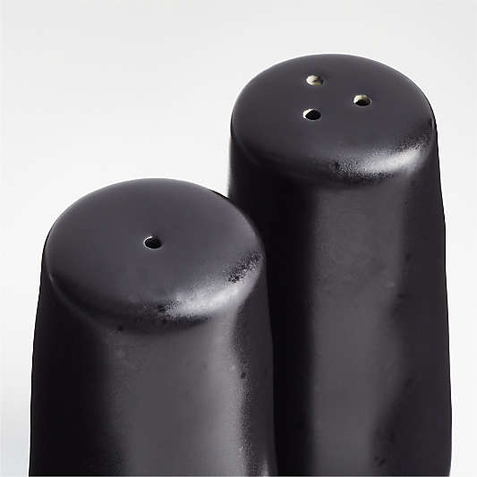 Marin Black Salt and Pepper Shaker Set