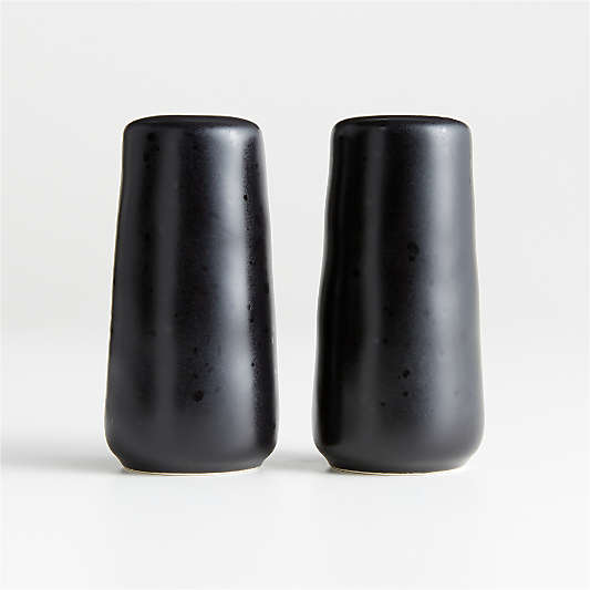 Marin Black Salt and Pepper Shaker Set