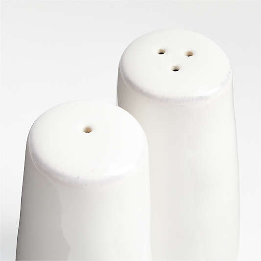 Marin White Salt and Pepper Shaker Set