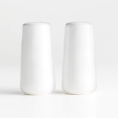 Marin White Salt and Pepper Shaker Set