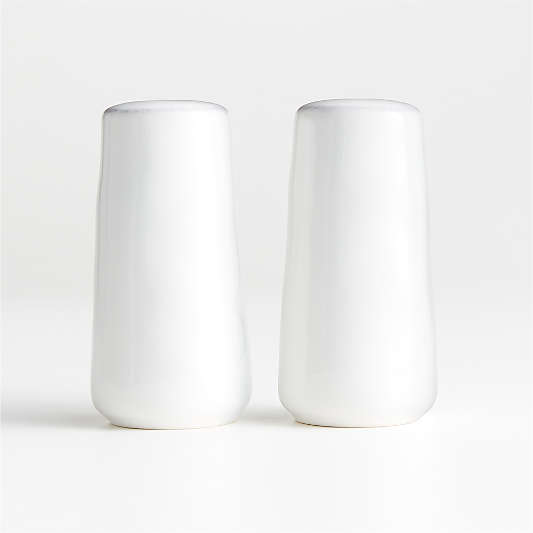 Marin White Salt and Pepper Shaker Set