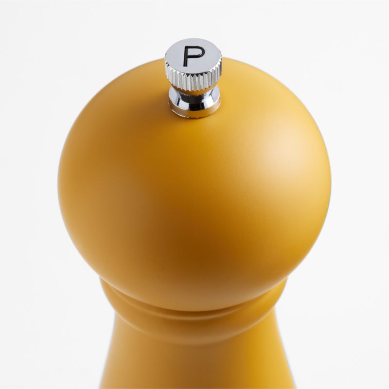 Marin Saffron Yellow Wood Pepper Mill - image 2 of 4