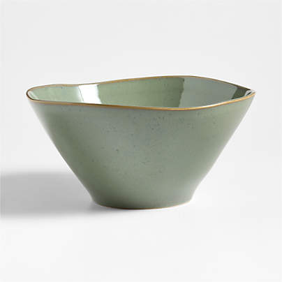 Marin Sage Green Small Stoneware Serving Bowl