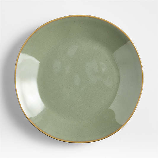 Marin Sage Green Stoneware Dinner Plates, Set of 8