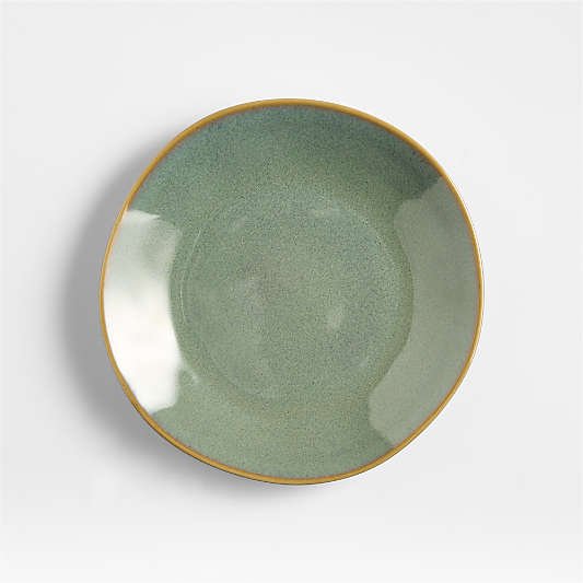Marin Sage Green Stoneware Salad Plates, Set of 8