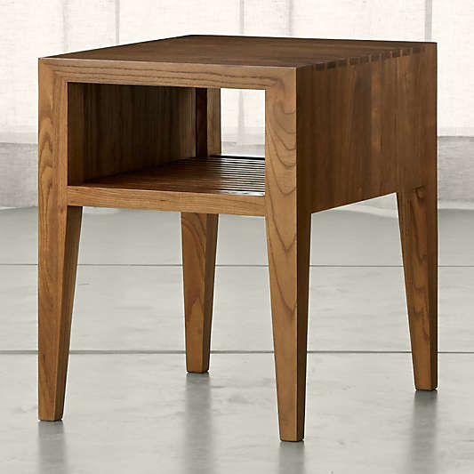 Marin Natural Solid Wood Side Table