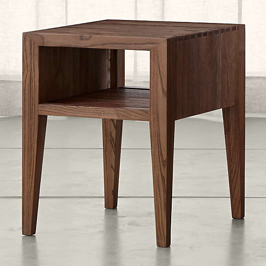 Marin Shiitake Solid Wood Side Table