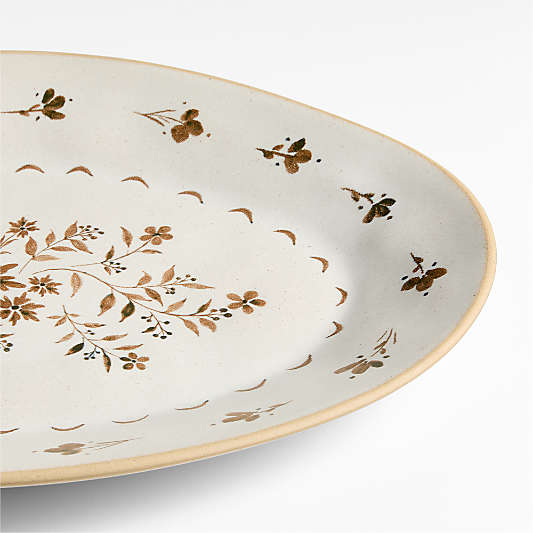 Marin Botanical Stoneware Platter