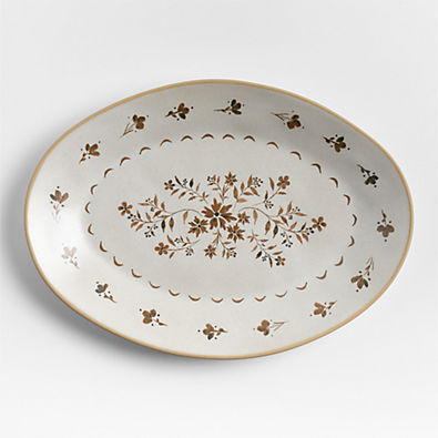 View Marin Botanical Stoneware Platter details
