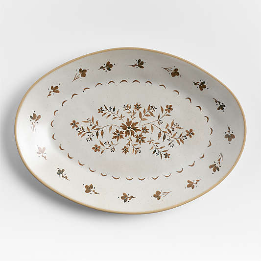 Marin Botanical Stoneware Platter