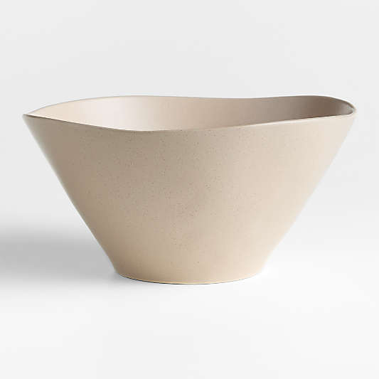 Marin Sand Small Stoneware Serving Bowl
