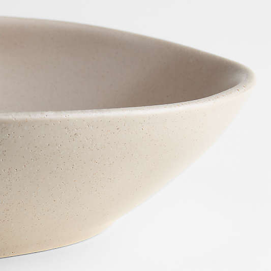 Marin Sand Stoneware Low Bowl