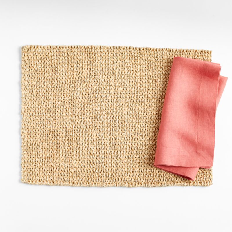 Marin Sienna Pink European Flax ®-Certified Linen Napkin