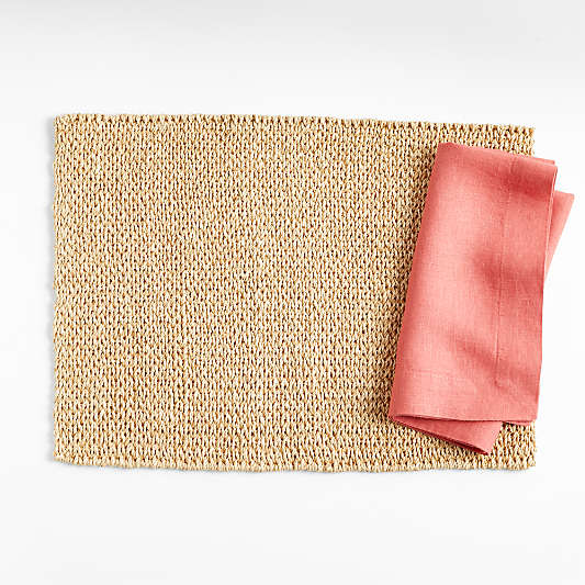 Marin Sienna Pink Linen Napkin