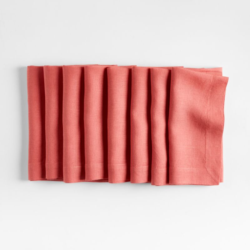 Marin Sienna Pink European Flax ®-Certified Linen Napkin