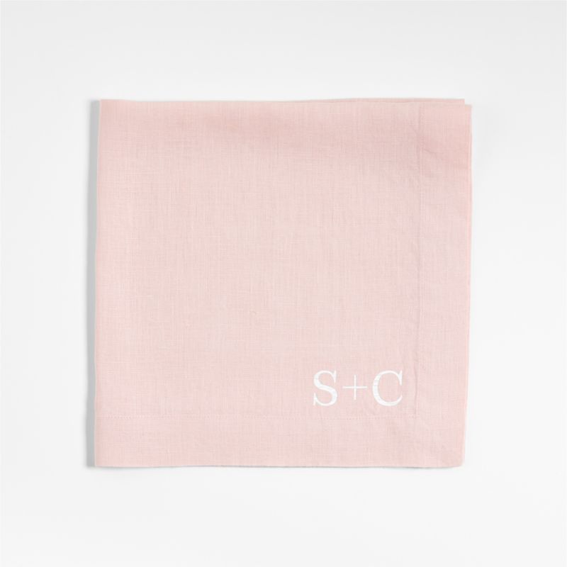 Marin Spring Pink EUROPEAN FLAX ™-Certified Linen Napkins, Set of 8 - image 4 of 10