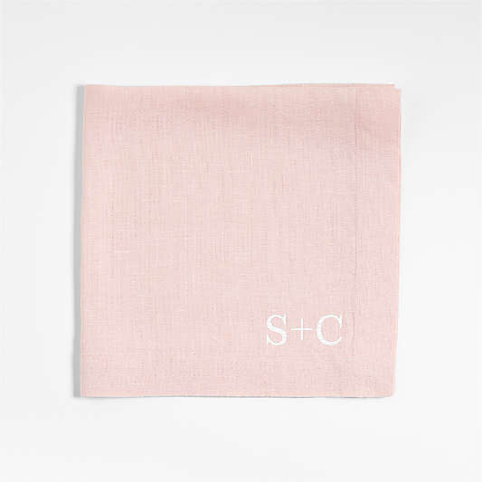 Marin Spring Pink EUROPEAN FLAX ™-Certified Linen Napkins, Set of 8