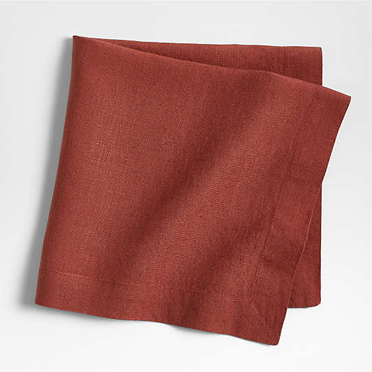 Marin Spice Orange Linen Napkin