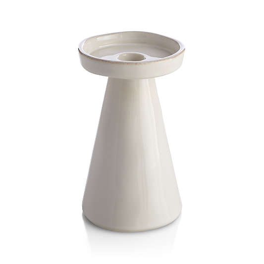 Marin White Large Taper/Pillar Candle Holder