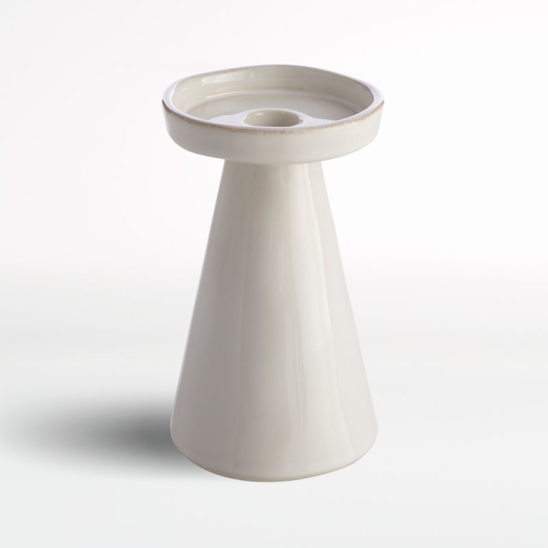 Marin White Large Taper/Pillar Candle Holder + Reviews